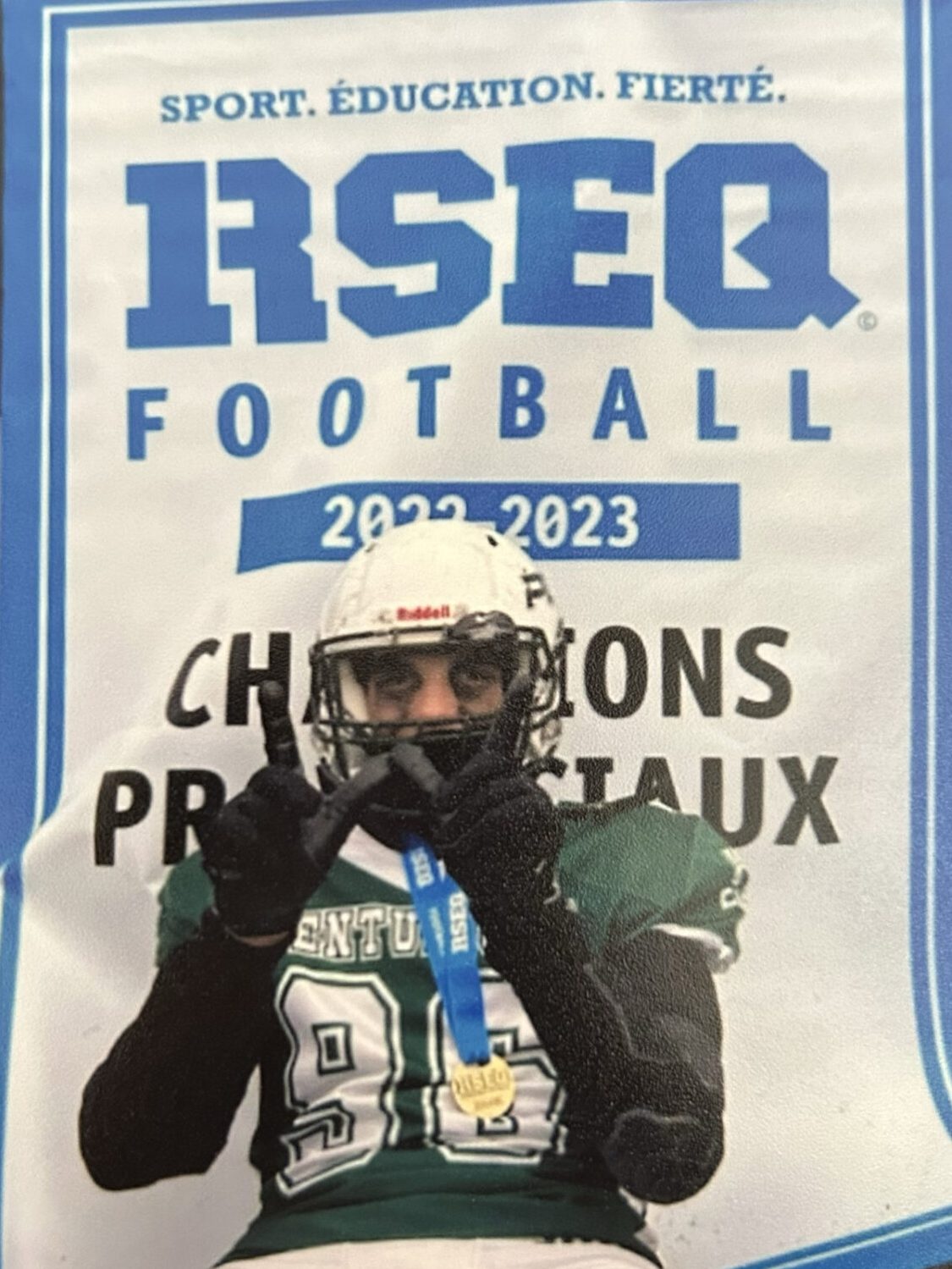 2022 centurions cadet d Line #96 champion provincial