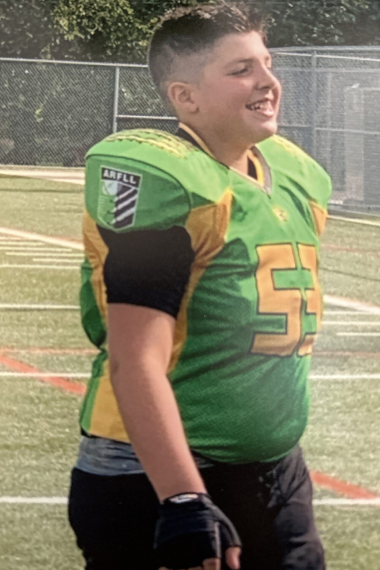 2019 wildcats centre pee wee #53